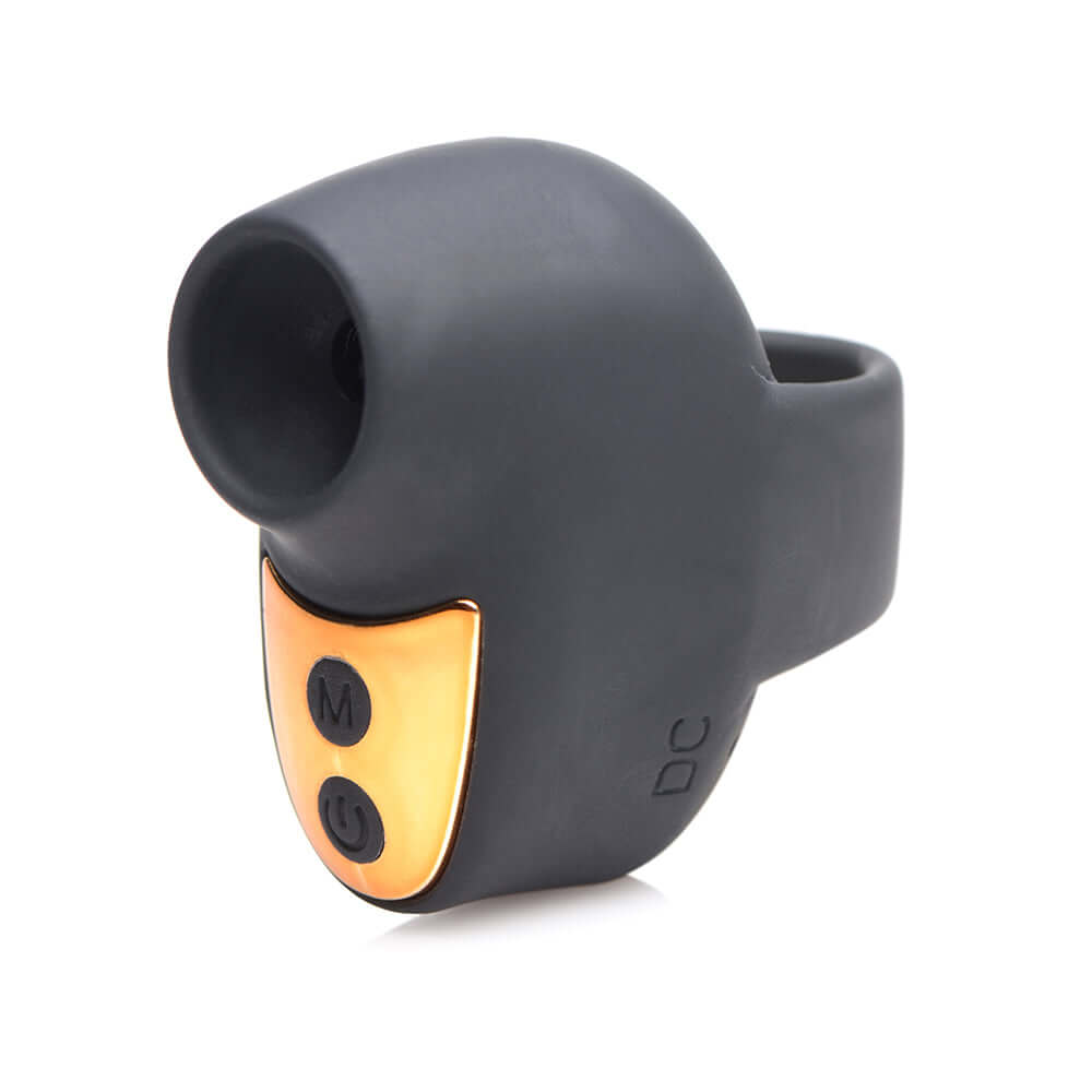 Shegasm Mini 12X Mini Silicone Clit Stimulator Black