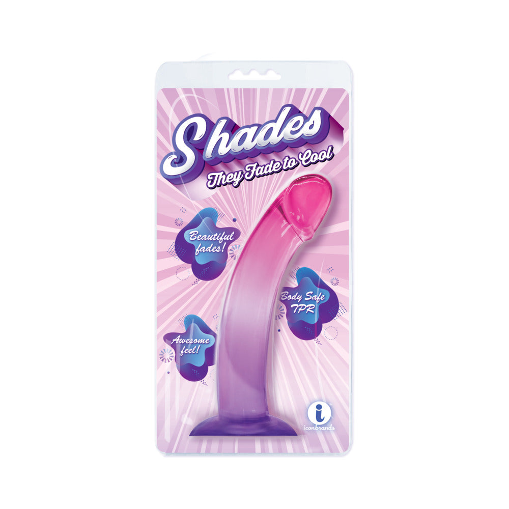 Shades Smoothie 8.25 inches Dildo Purple/Pink
