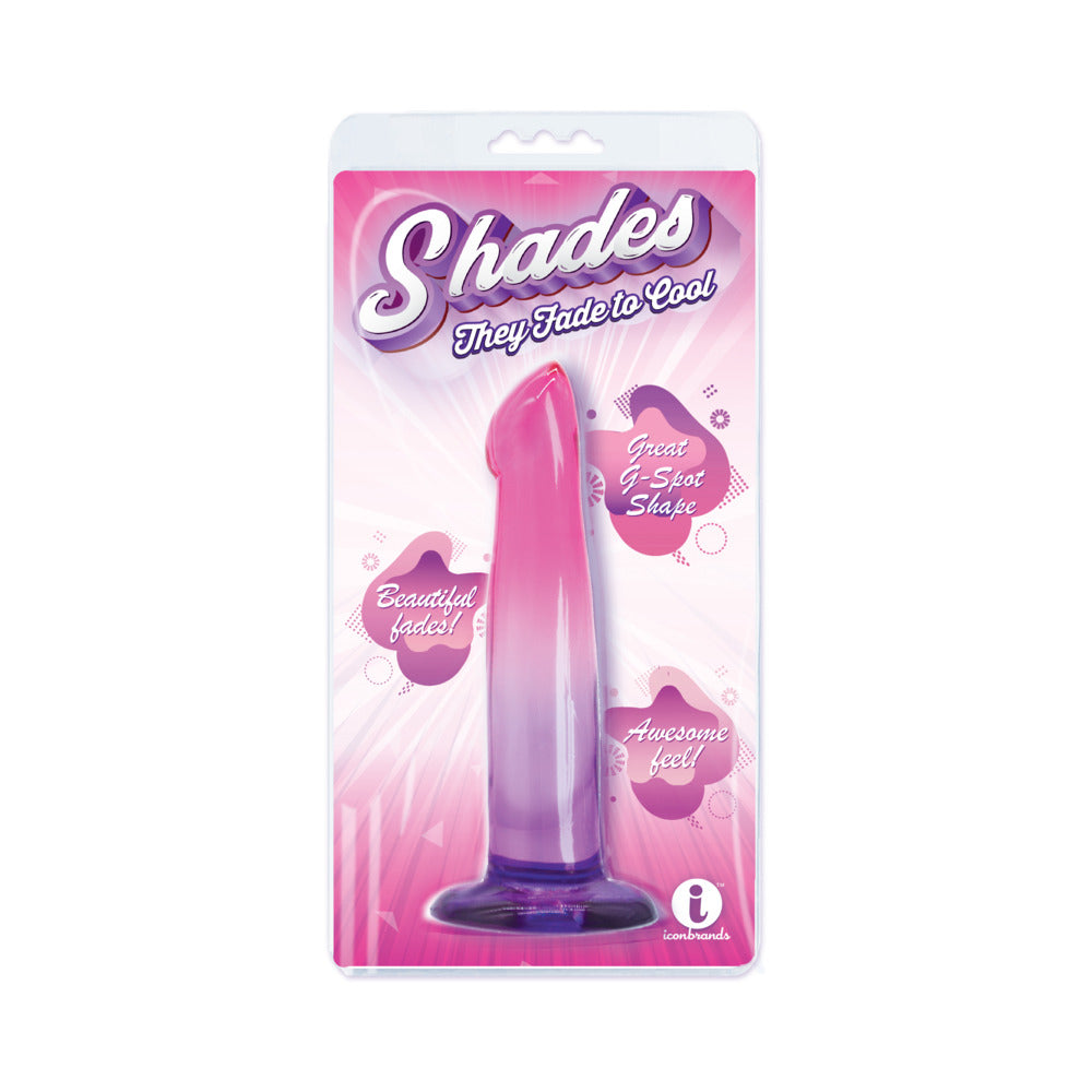 Shades G-Spot 6.25 inches Dildo Pink/Purple