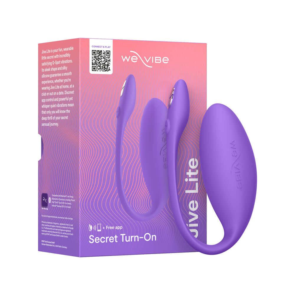 Jive Lite G-Spot Rechargeable Silicone Egg - Purple