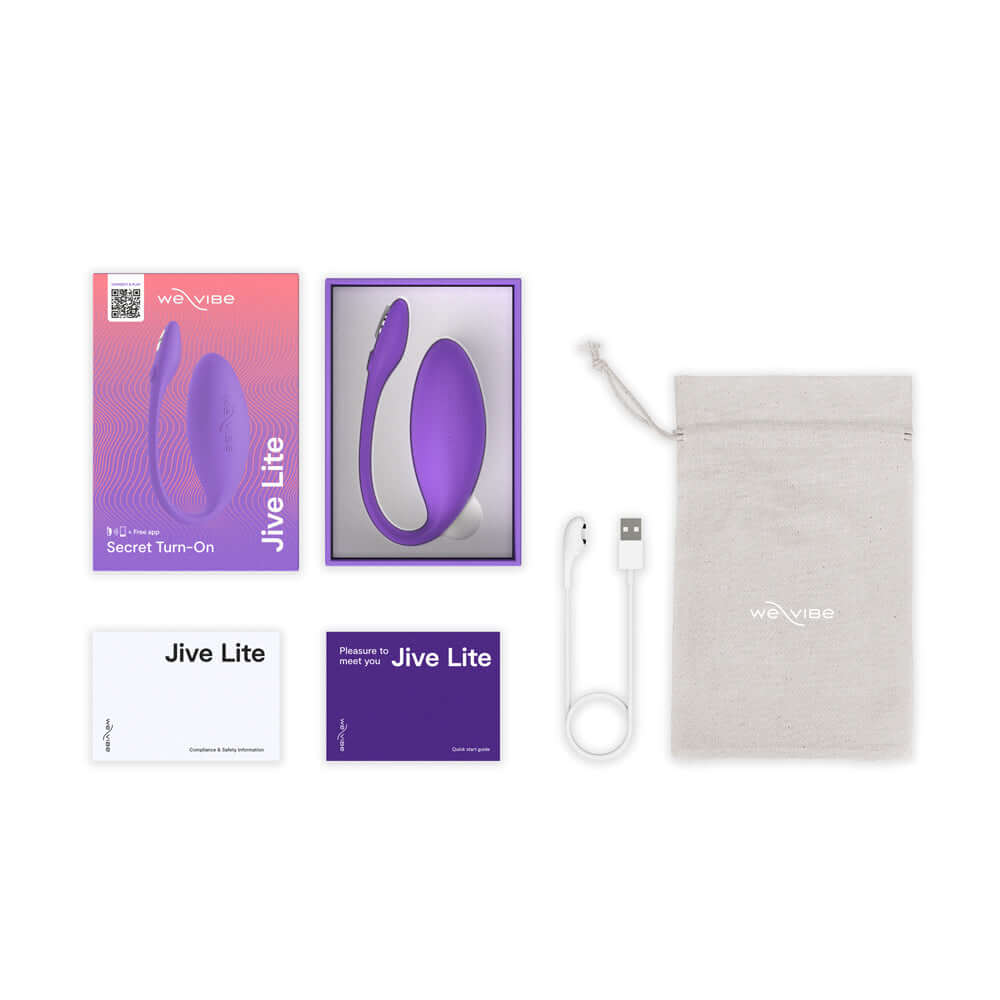 Jive Lite G-Spot Rechargeable Silicone Egg - Purple