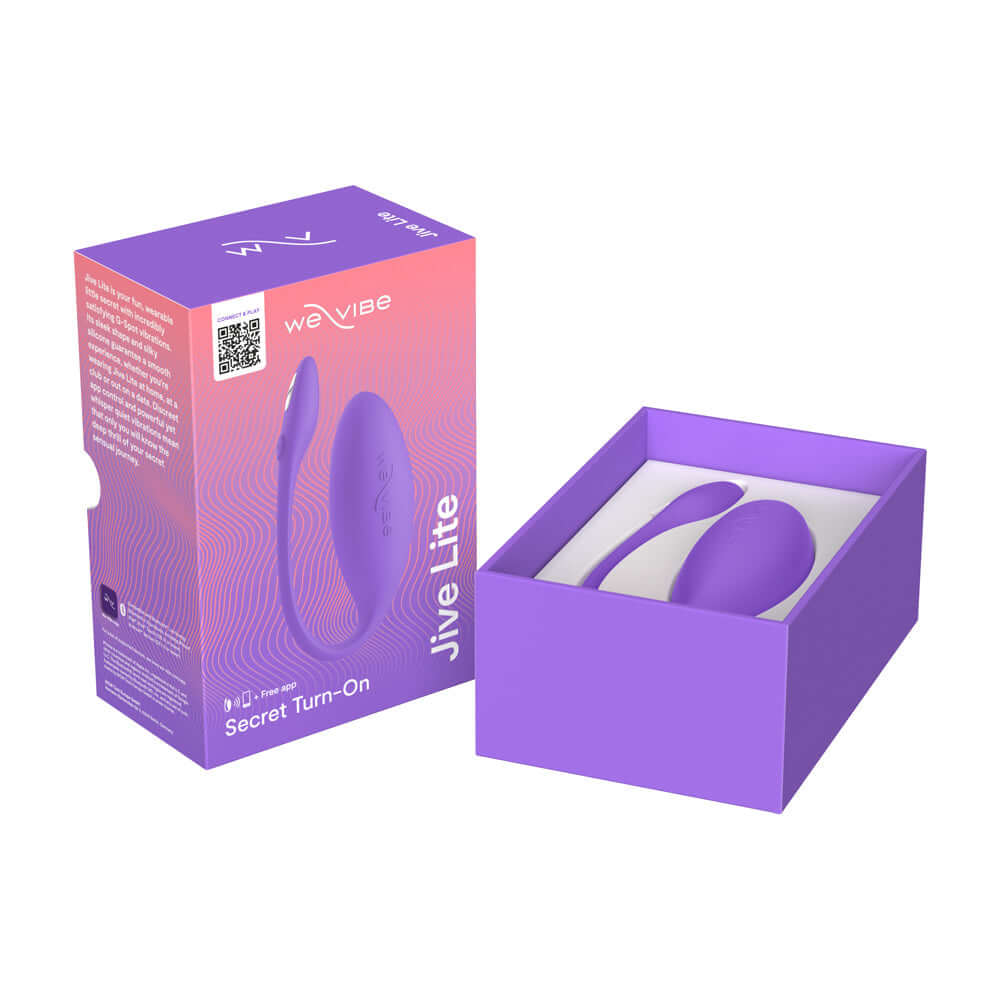 Jive Lite G-Spot Rechargeable Silicone Egg - Purple