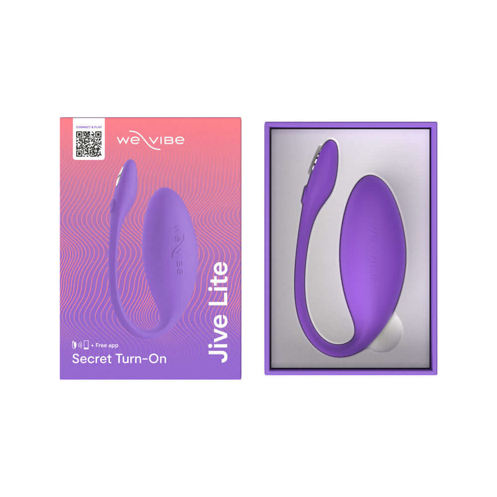 Jive Lite G-Spot Rechargeable Silicone Egg - Purple