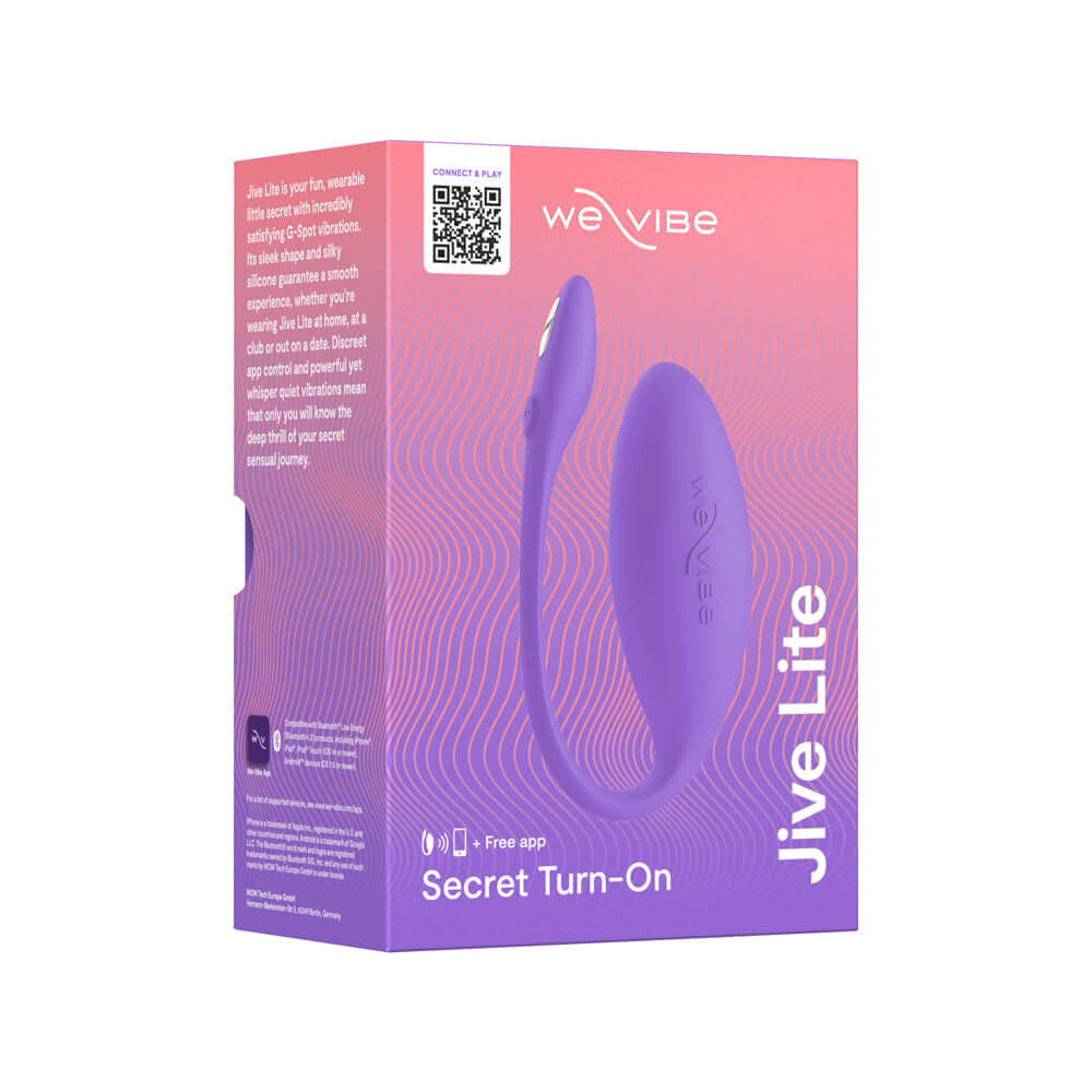 Jive Lite G-Spot Rechargeable Silicone Egg - Purple