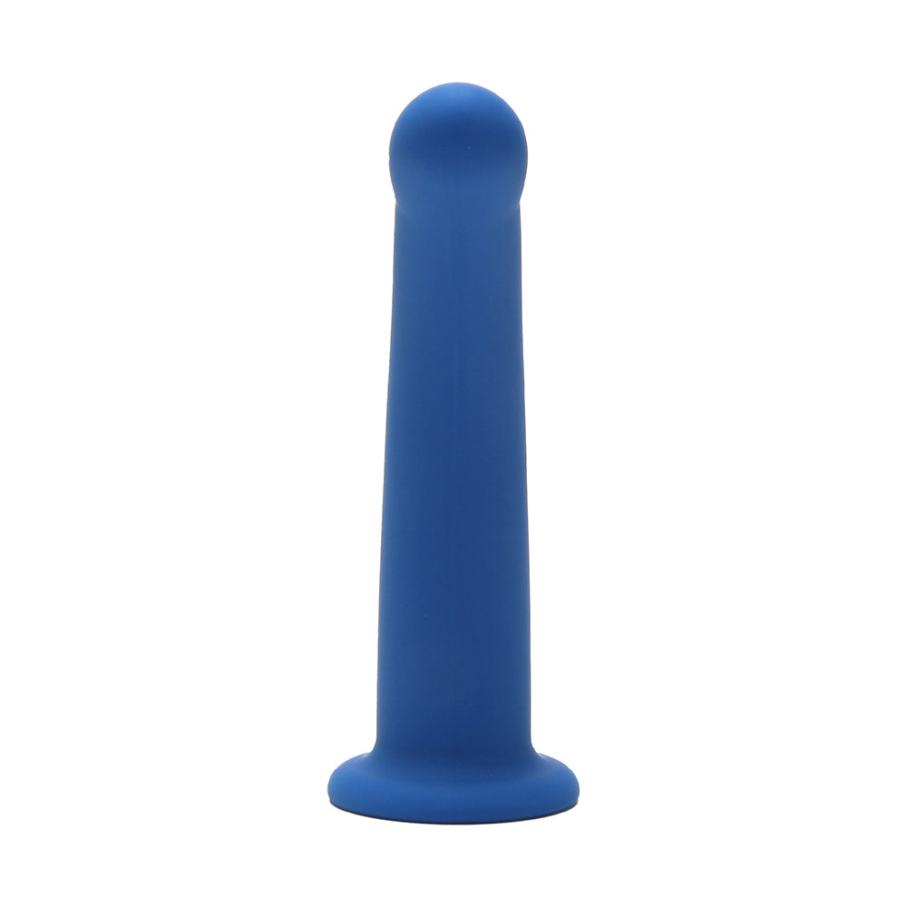 Me You Us 6 inch Curved Silicone Dildo Blue