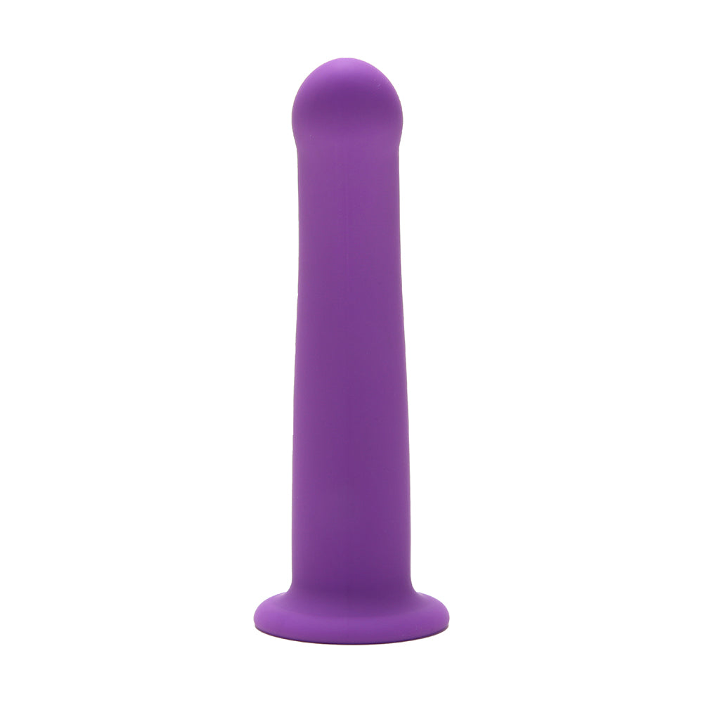 Me You Us 7 inch Curved Silicone Dildo Purple