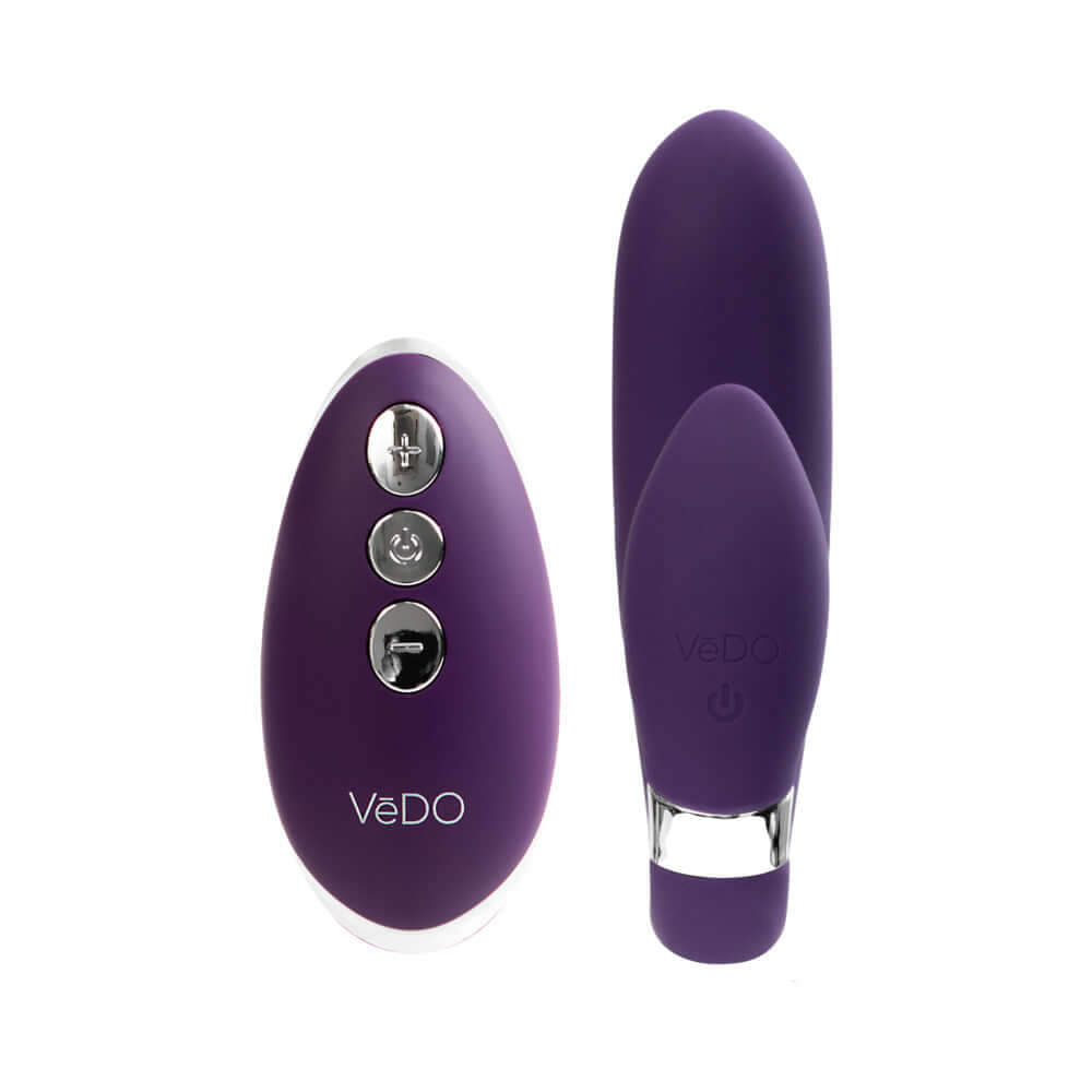 VeDO Jeni C-Shaped Dual Motor Vibe with Remote Purple