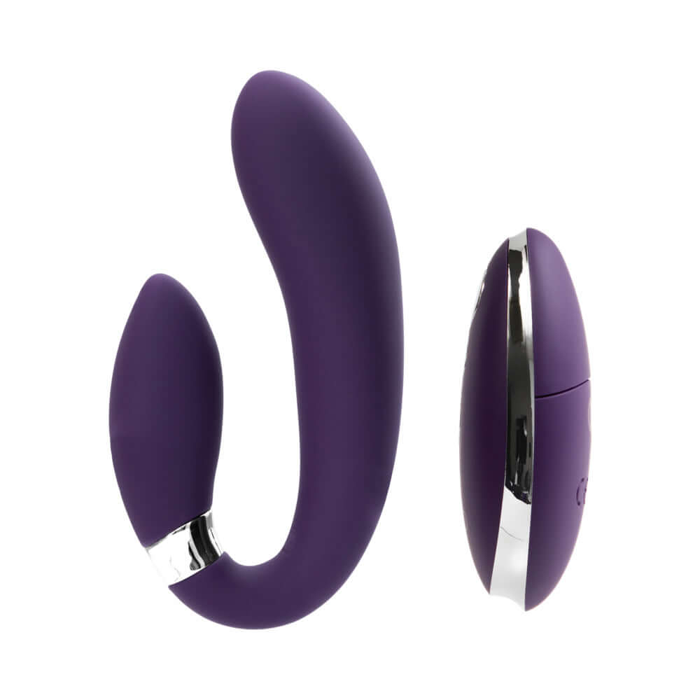 VeDO Jeni C-Shaped Dual Motor Vibe with Remote Purple