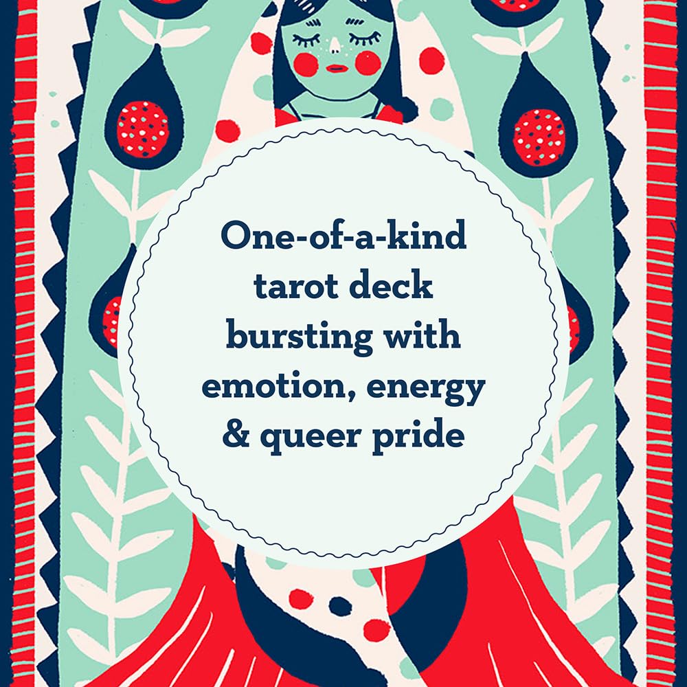 Rainbow Tarot 78 Cards & Guidebook with vibrant art, celebrating emotion, energy, and queer pride.