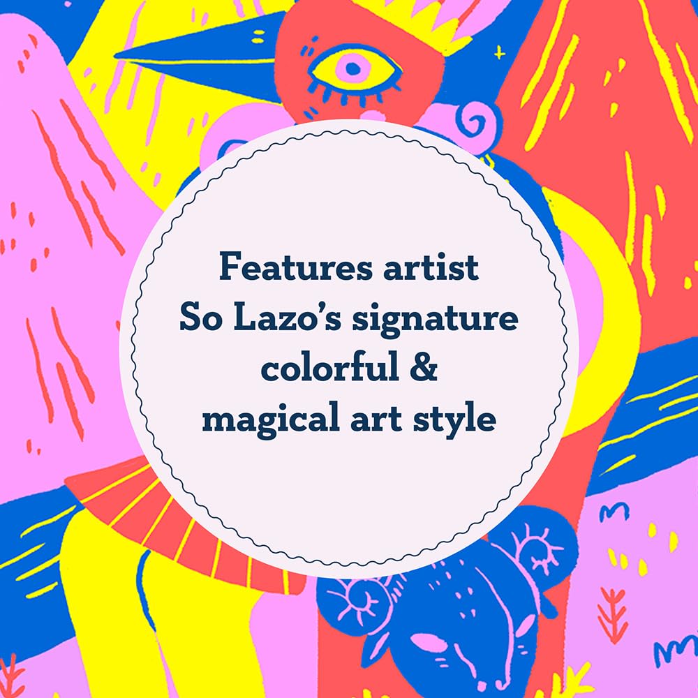 Colorful artwork featuring artist So Lazo's signature magical art style and vibrant designs.