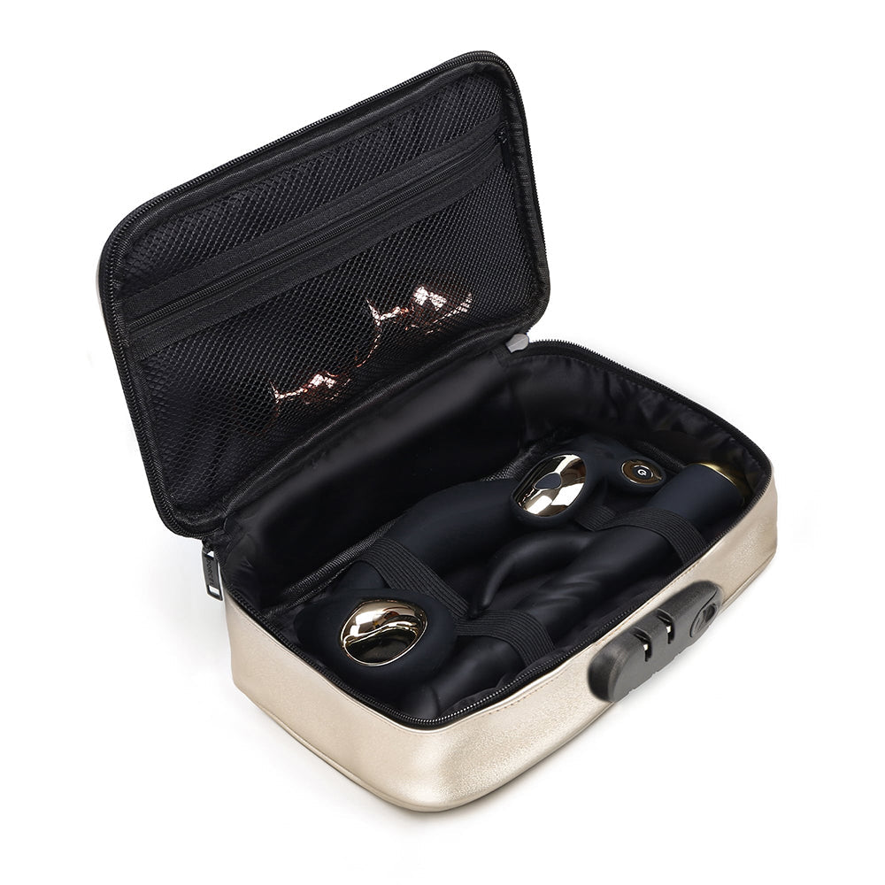 Dorcel Discreet Lockable Storage Box Luxury Gold