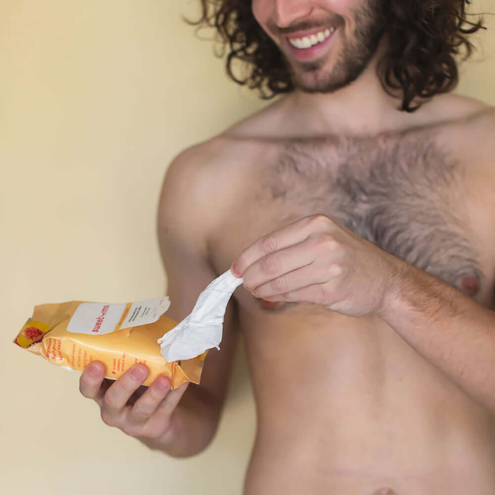 Sweetums Intimate Wipes Peach Scent (Unflavored) 30-Pack