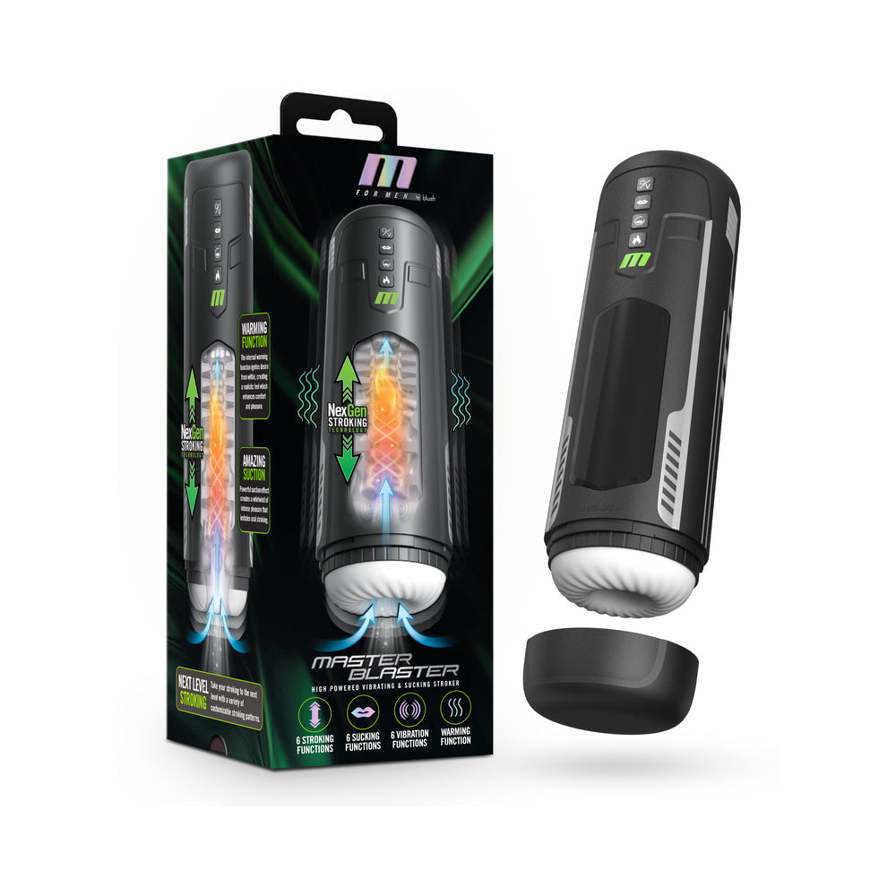 M For Men Master Blaster - Automatic Penis Masturbator with 6 Modes