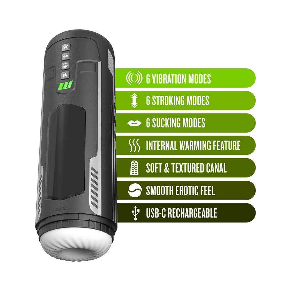 M For Men Master Blaster - Automatic Penis Masturbator with 6 Modes