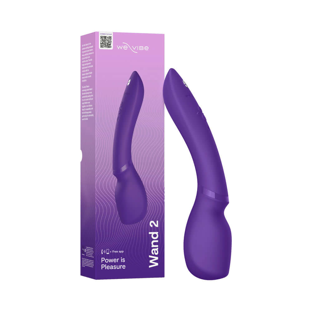 We-Vibe Wand 2 Rechargeable Silicone Wand - Purple