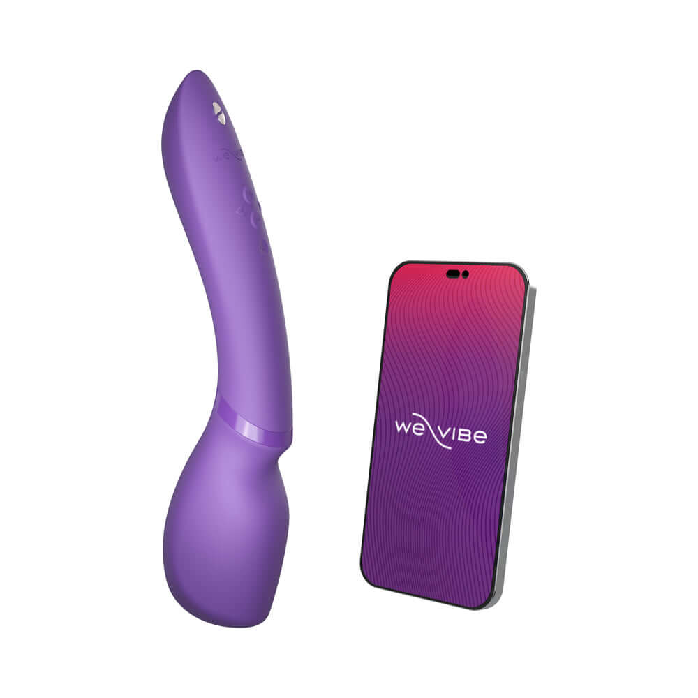We-Vibe Wand 2 Rechargeable Silicone Wand - Purple
