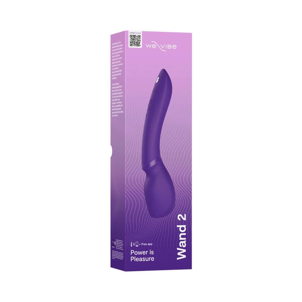 We-Vibe Wand 2 Rechargeable Silicone Wand - Purple