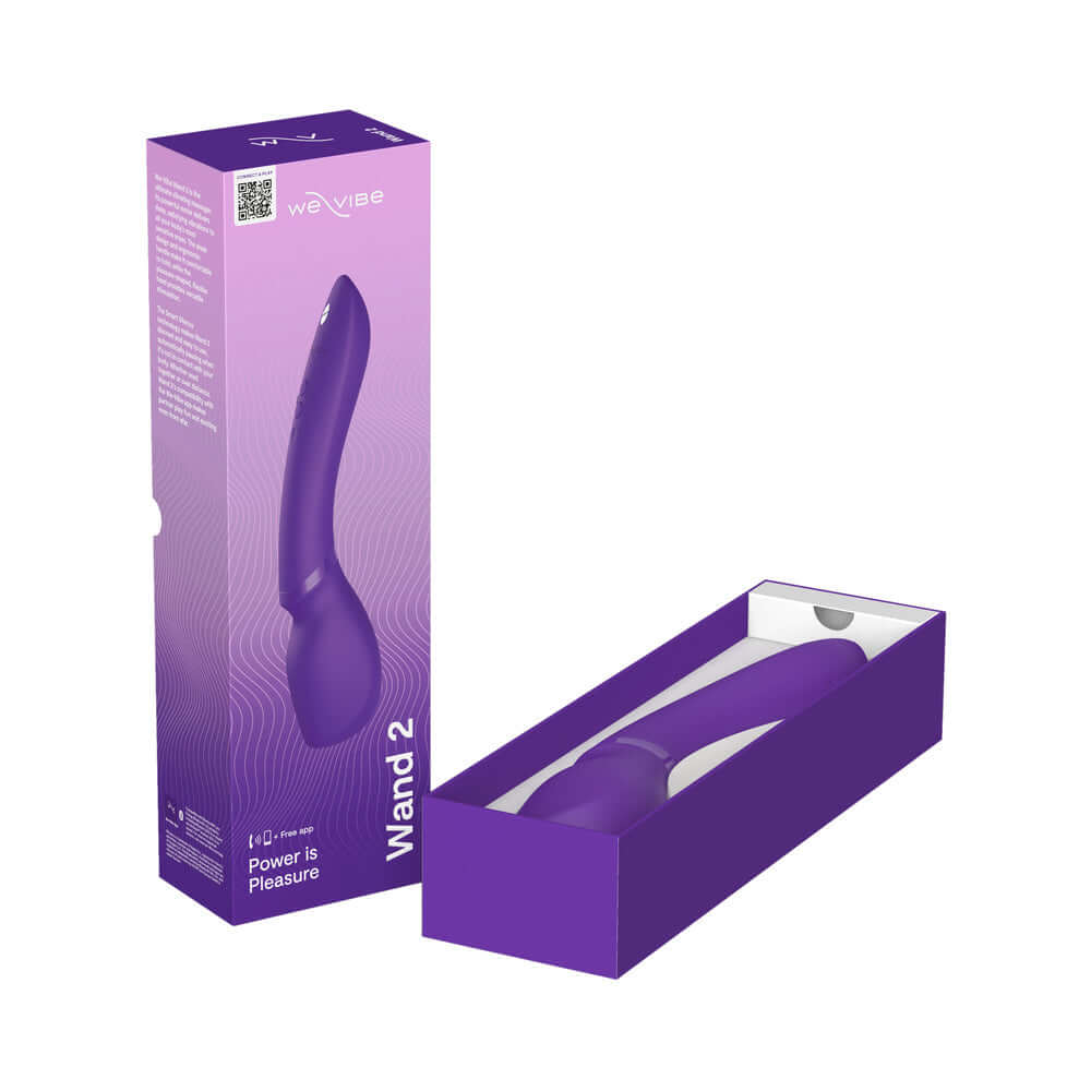 We-Vibe Wand 2 Rechargeable Silicone Wand - Purple