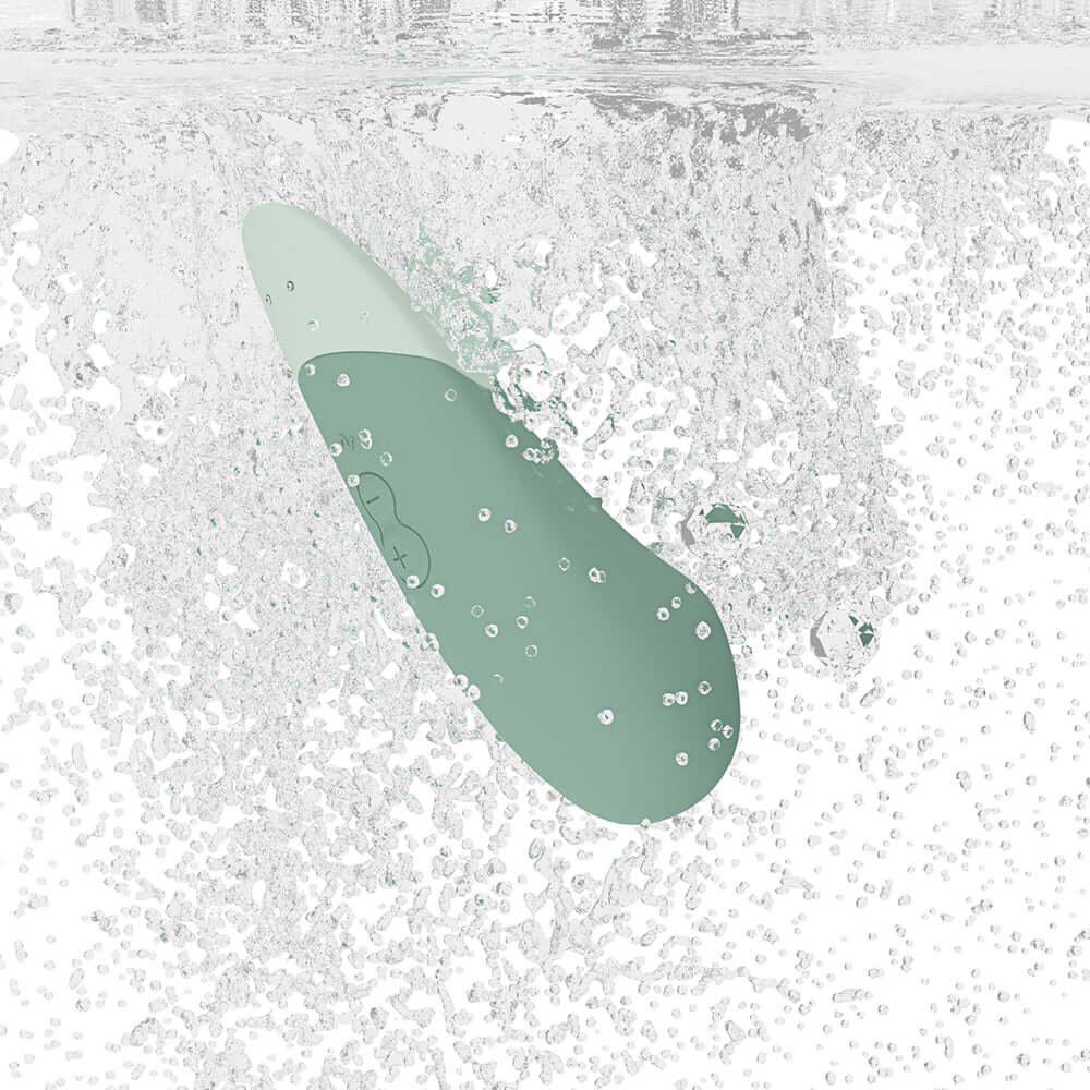 Womanizer Vibe Rechargeable Silicone Clitoral Vibrator - Sage