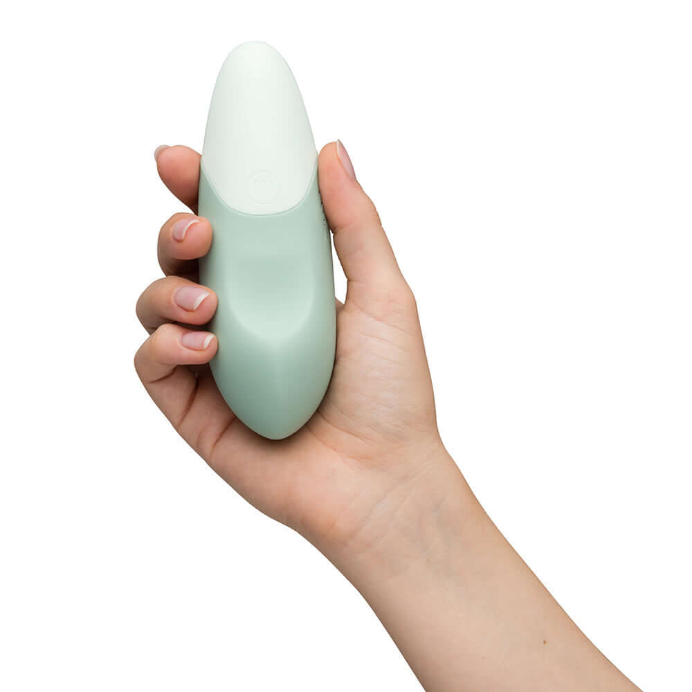 Womanizer Vibe Rechargeable Silicone Clitoral Vibrator - Sage
