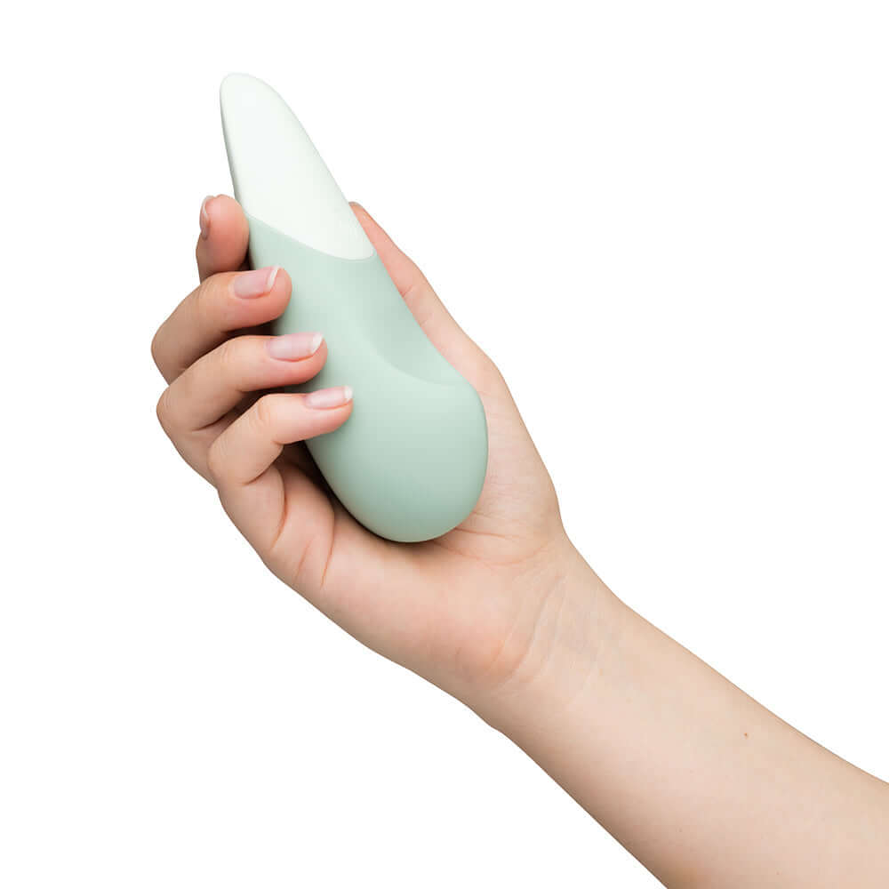 Womanizer Vibe Rechargeable Silicone Clitoral Vibrator - Sage