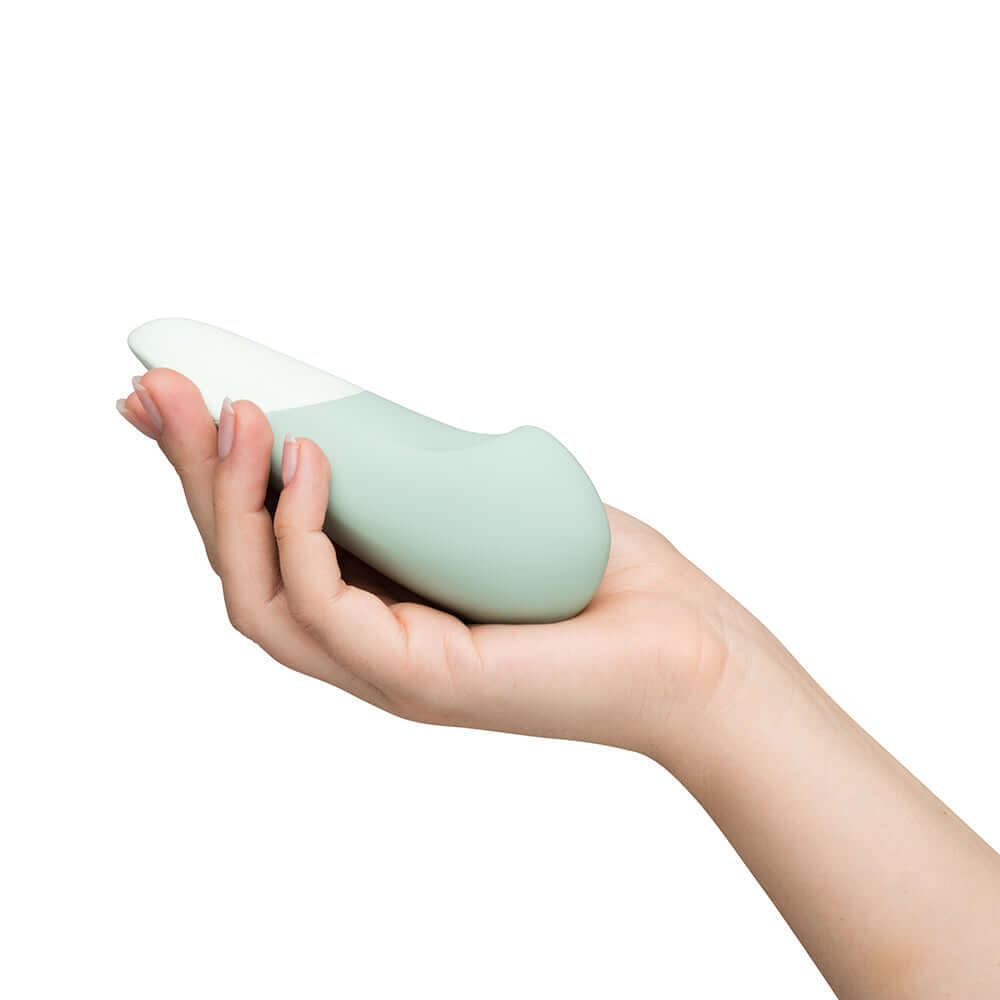 Womanizer Vibe Rechargeable Silicone Clitoral Vibrator - Sage