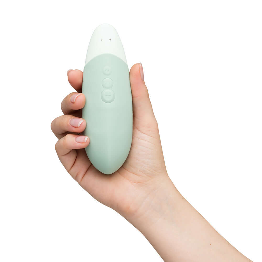 Womanizer Vibe Rechargeable Silicone Clitoral Vibrator - Sage