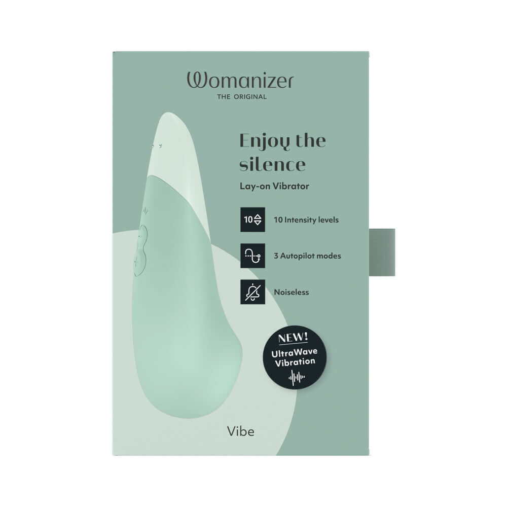Womanizer Vibe Rechargeable Silicone Clitoral Vibrator - Sage