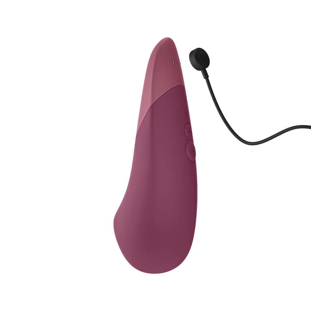 Womanizer Vibe Rechargeable Silicone Clitoral Vibrator - Dusky Pink
