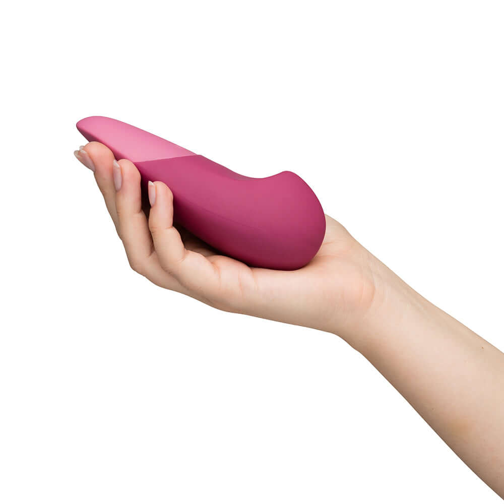 Womanizer Vibe Rechargeable Silicone Clitoral Vibrator - Dusky Pink