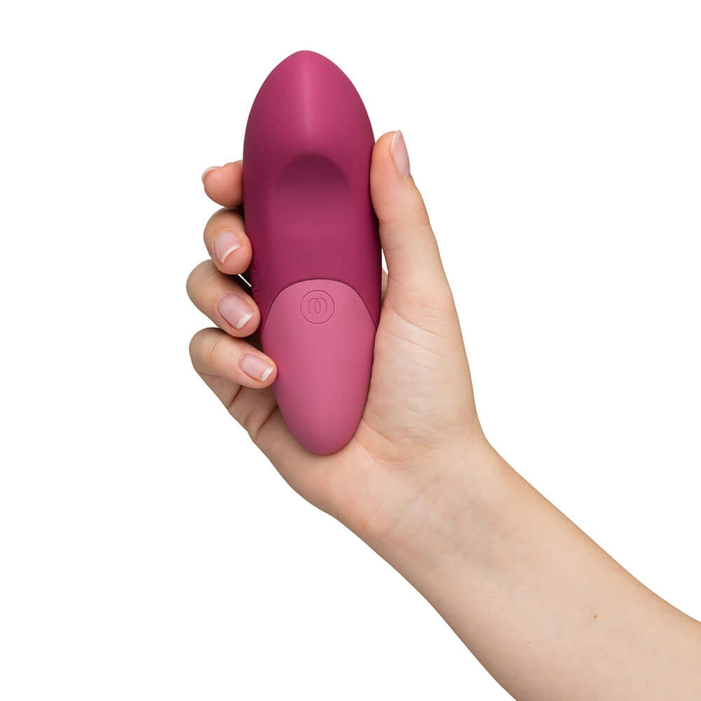 Womanizer Vibe Rechargeable Silicone Clitoral Vibrator - Dusky Pink