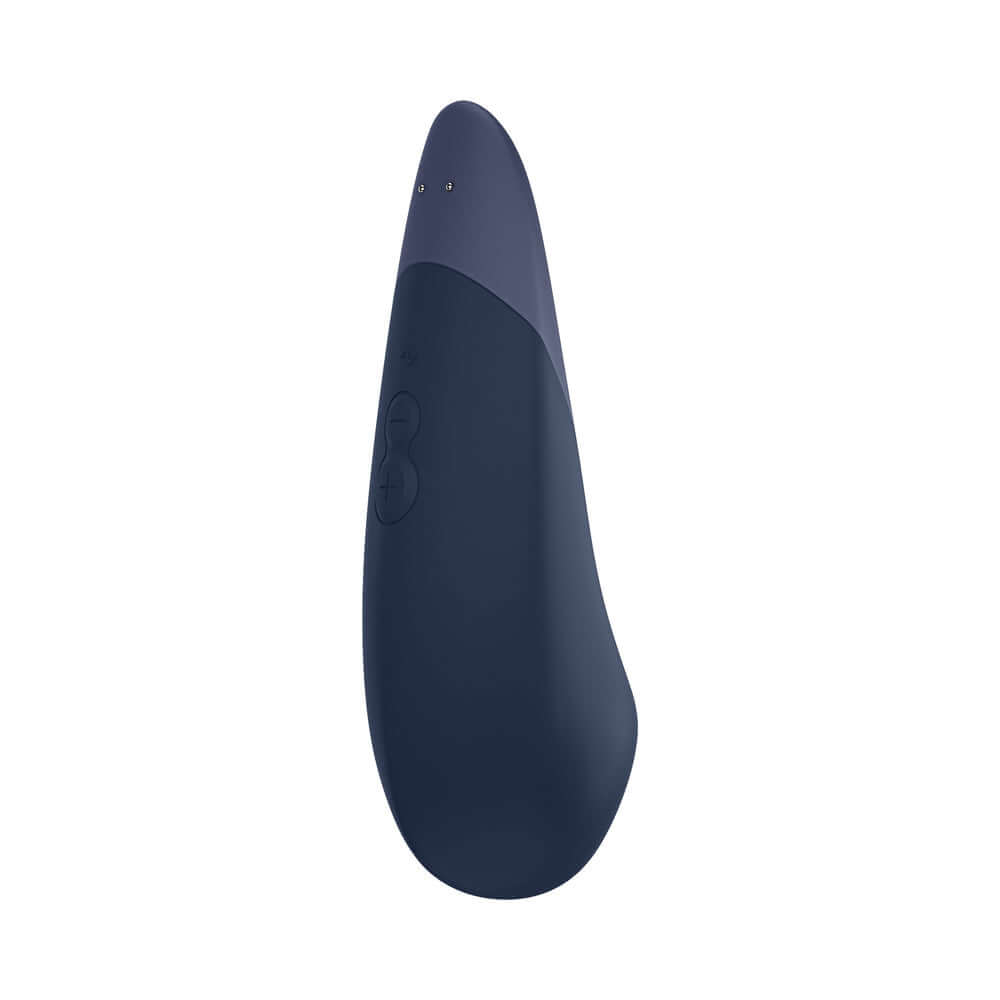 Womanizer Vibe Rechargeable Silicone Clitoral Vibrator - Dark Blue