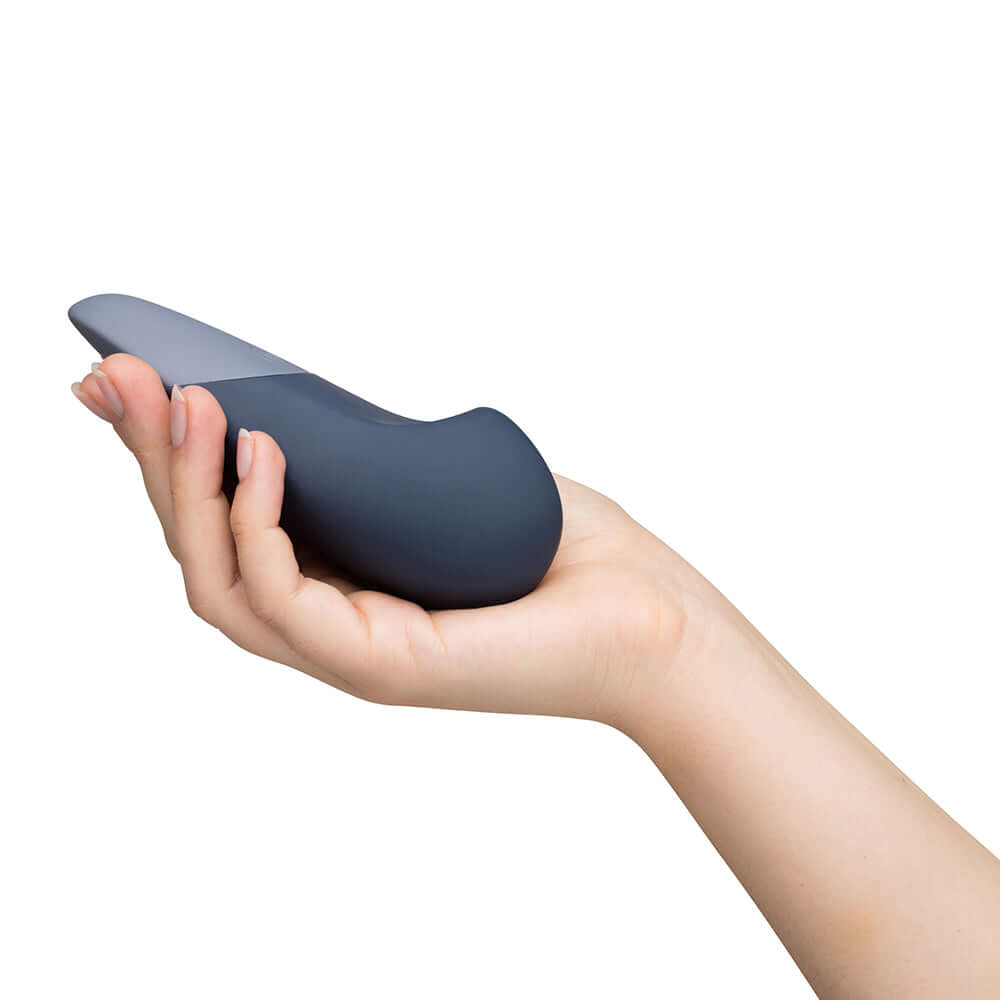 Womanizer Vibe Rechargeable Silicone Clitoral Vibrator - Dark Blue