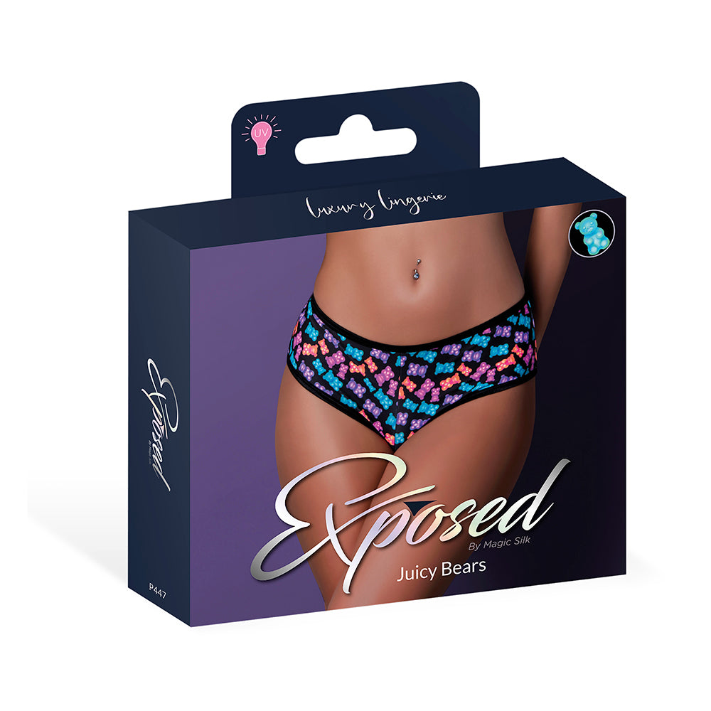 Magic Silk Hazy Dayz Boy Short Gummy Bears S/M