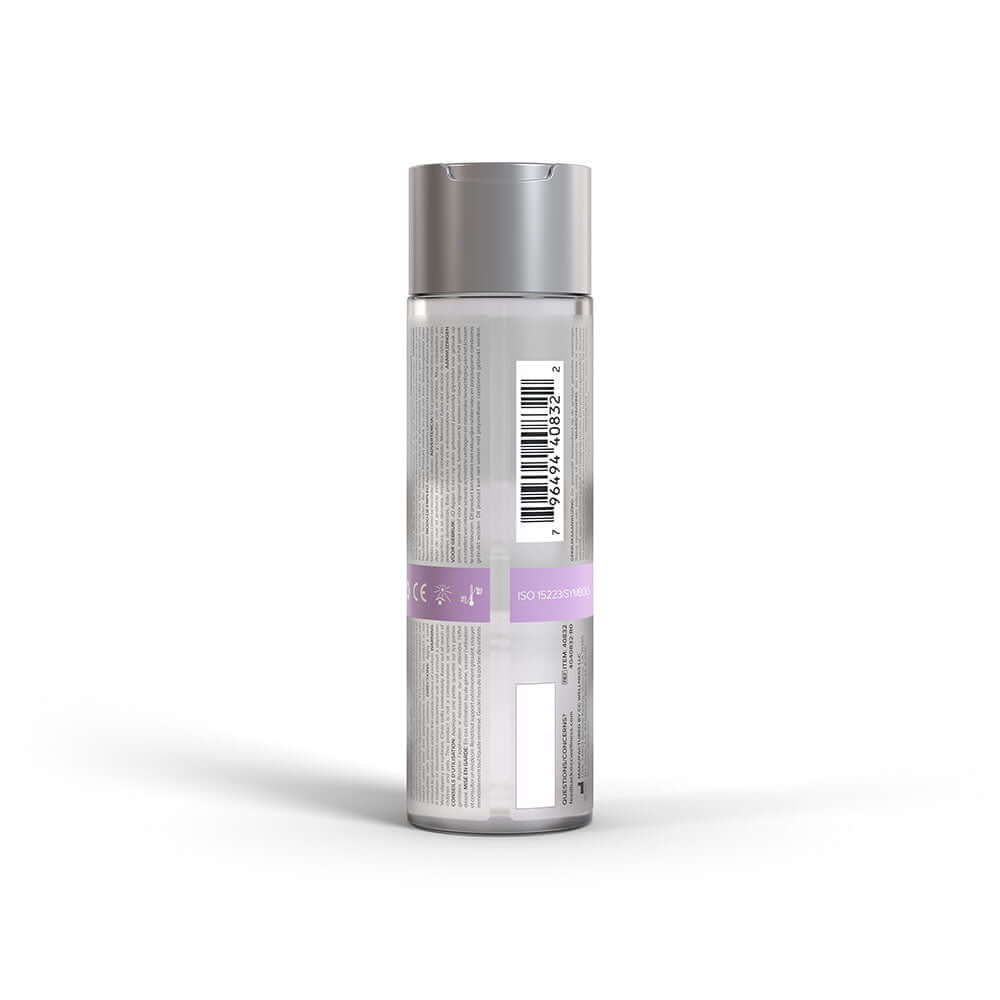 JO Agape Original Water-Based Lubricant 8 Oz bottle showcasing the sleek design and ingredient details.