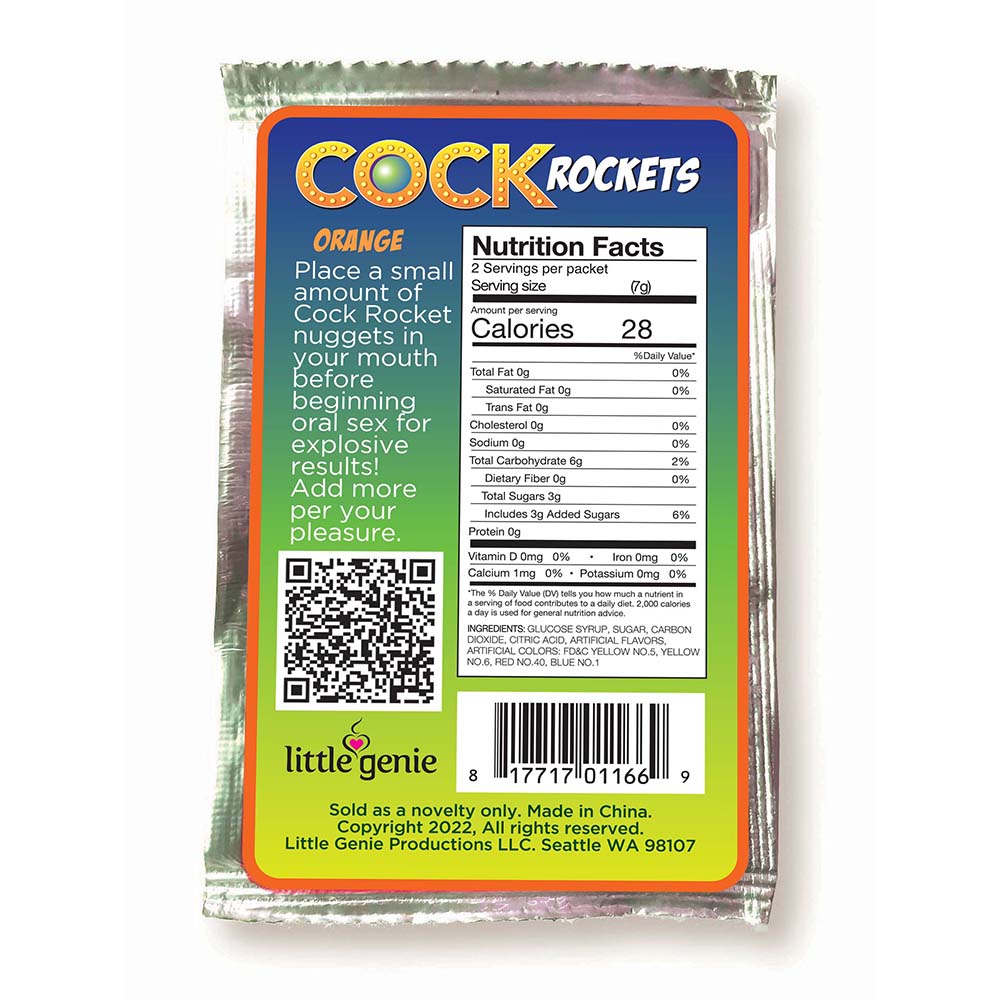 Cock Rockets Oral Sex Candy Orange