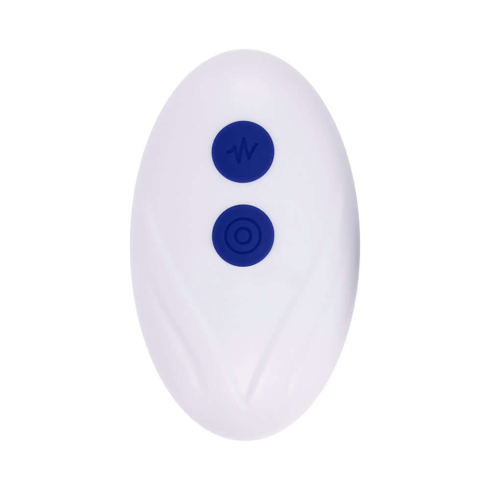 Zero Tolerance Adjustable Fun Ring Rechargeable Vibrating C-Ring with Remote Silicone Blue