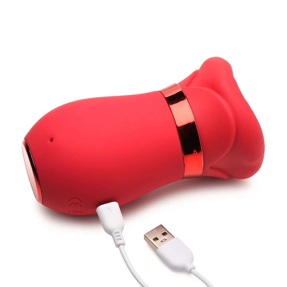Lickgasm Kiss Me More Kissing, Sucking, & Vibrating Clitoral Stimulator