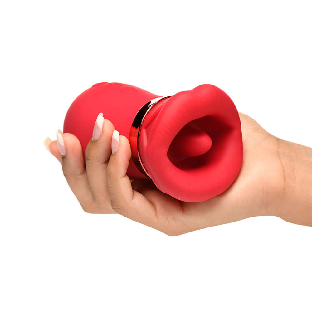 Lickgasm Kiss Me More Kissing, Sucking, & Vibrating Clitoral Stimulator