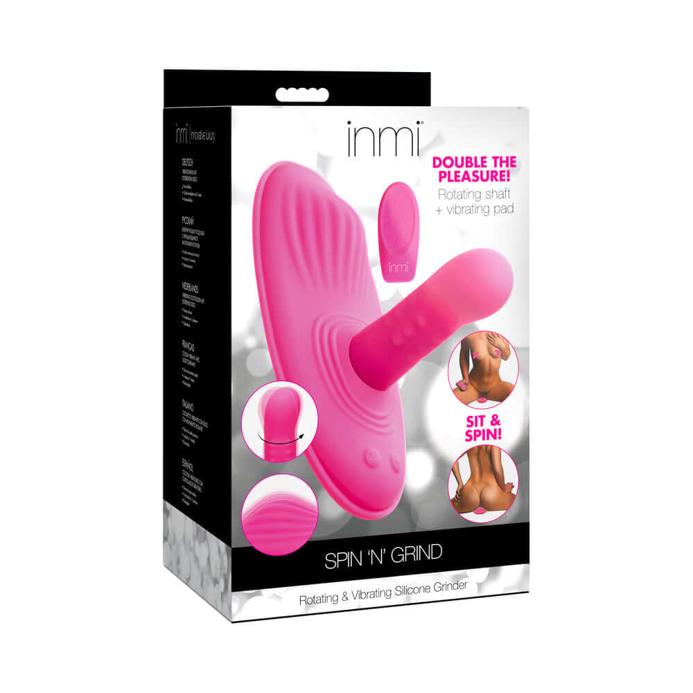 INMI Spin 'N' Grind Rotating & Vibrating Silicone Grinder