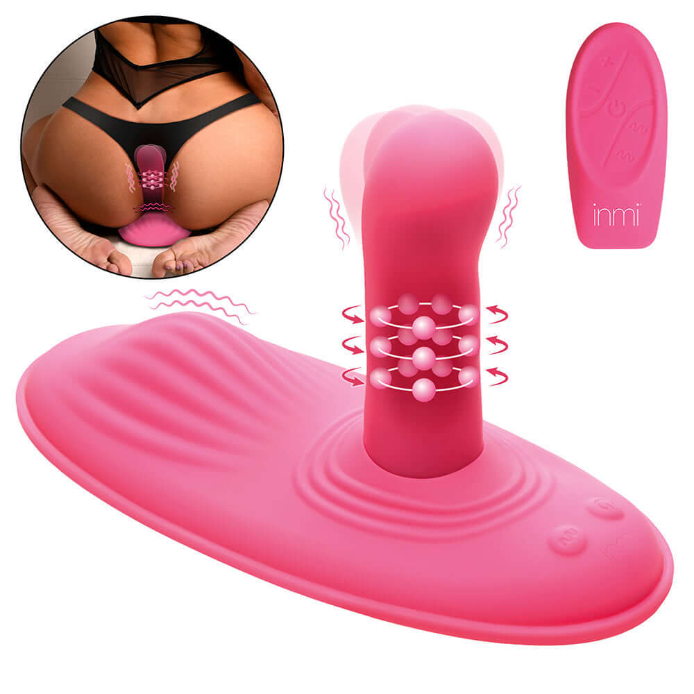 INMI Spin 'N' Grind Rotating & Vibrating Silicone Grinder