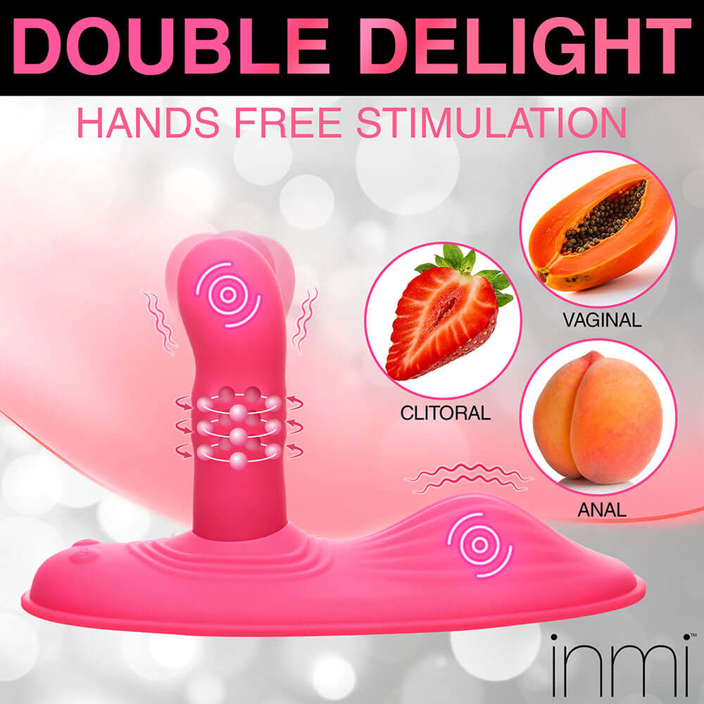 INMI Spin 'N' Grind Rotating & Vibrating Silicone Grinder