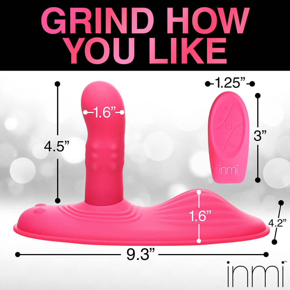 INMI Spin 'N' Grind Rotating & Vibrating Silicone Grinder
