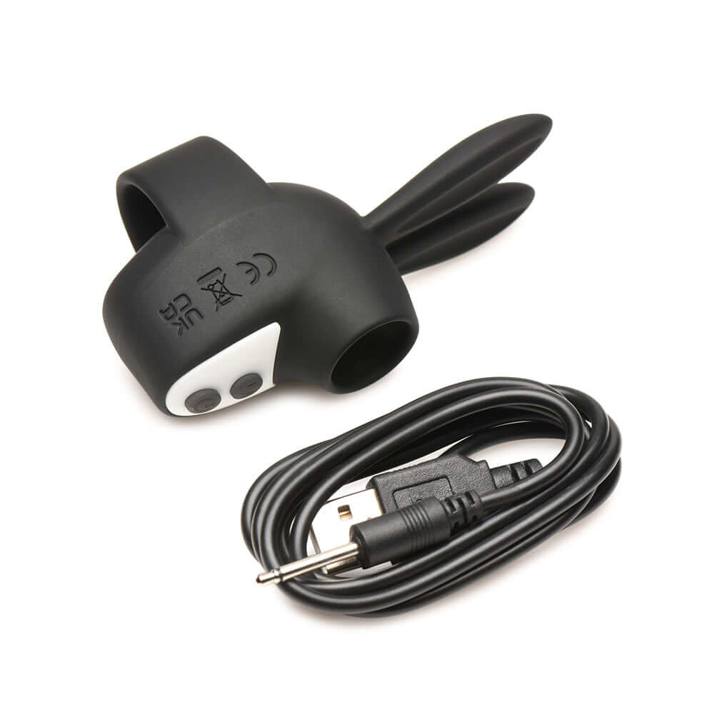 Shegasm Sucky Bunny Clit Stimulator Black