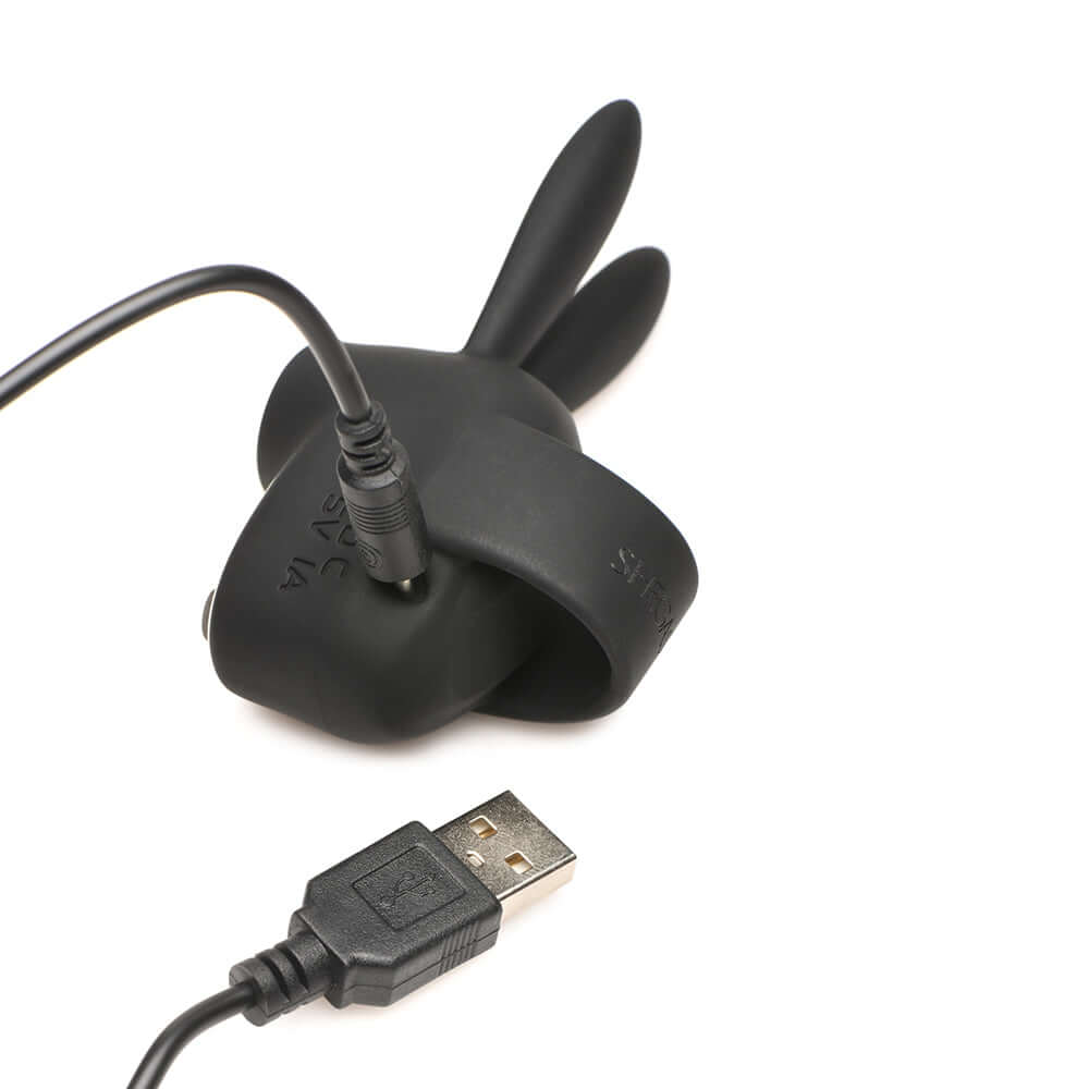 Shegasm Sucky Bunny Clit Stimulator Black