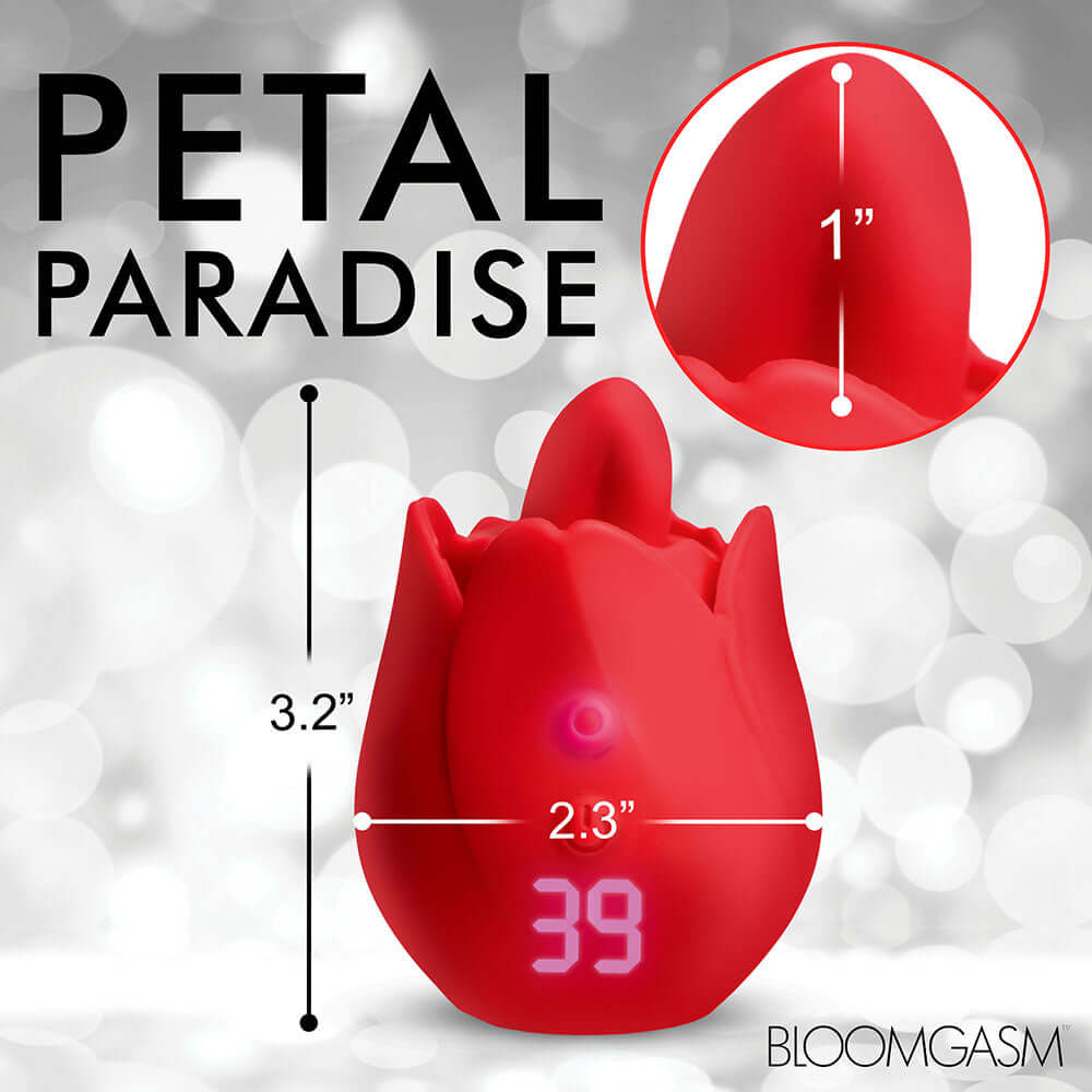Bloomgasm Rose Kisser Licking & Vibrating Digital Clitoral Stimulator