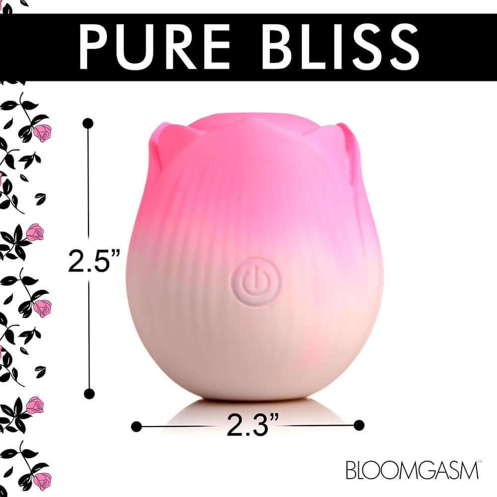 Bloomgasm Pulsing Petals Throbbing Rose Stimulator Pink