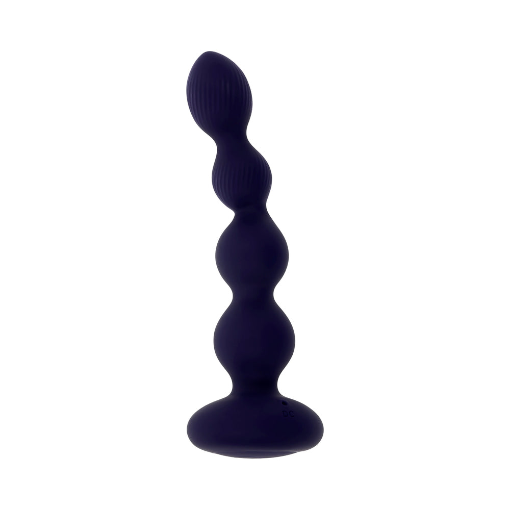 Evolved Pleasure Orbit Rechargeable Vibe with Remote Silicone Purple