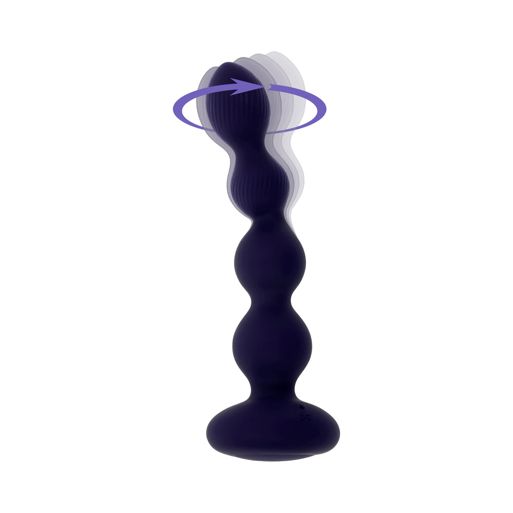 Evolved Pleasure Orbit Rechargeable Vibe with Remote Silicone Purple