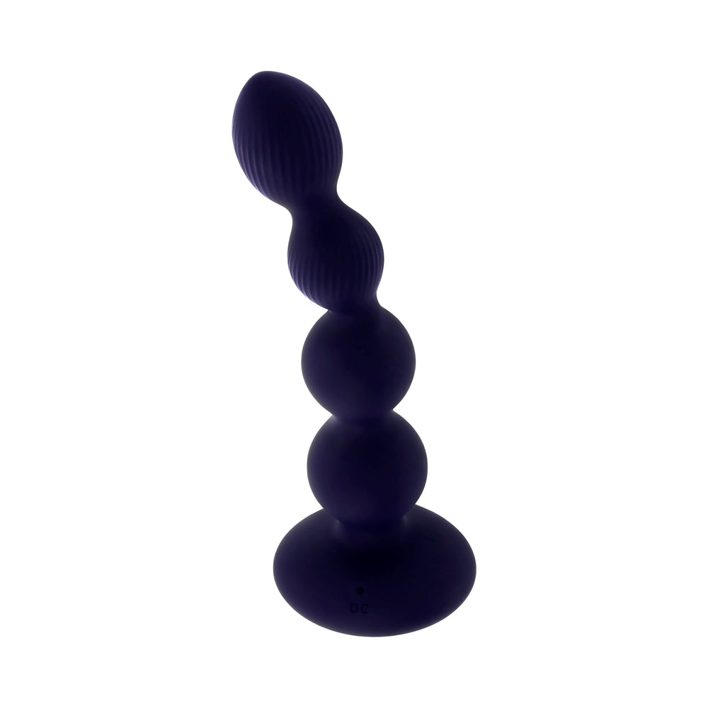 Evolved Pleasure Orbit Rechargeable Vibe with Remote Silicone Purple